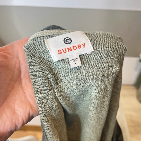 Sundry Green Ragen Camo Camouflage Grunge Western Soft Casual Lounge Sweatshirt - Picture 14 of 15